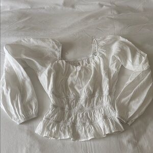 Elegant White girls Top